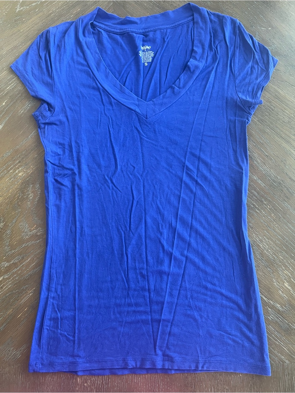 Mossimo Supply Co. Women's V-Neck Tee in Royal Blue